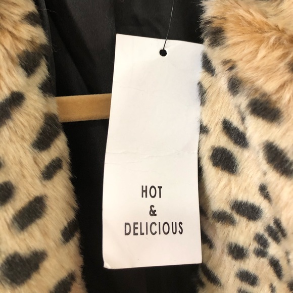 Faux fur leopard jacket - Picture 2 of 3